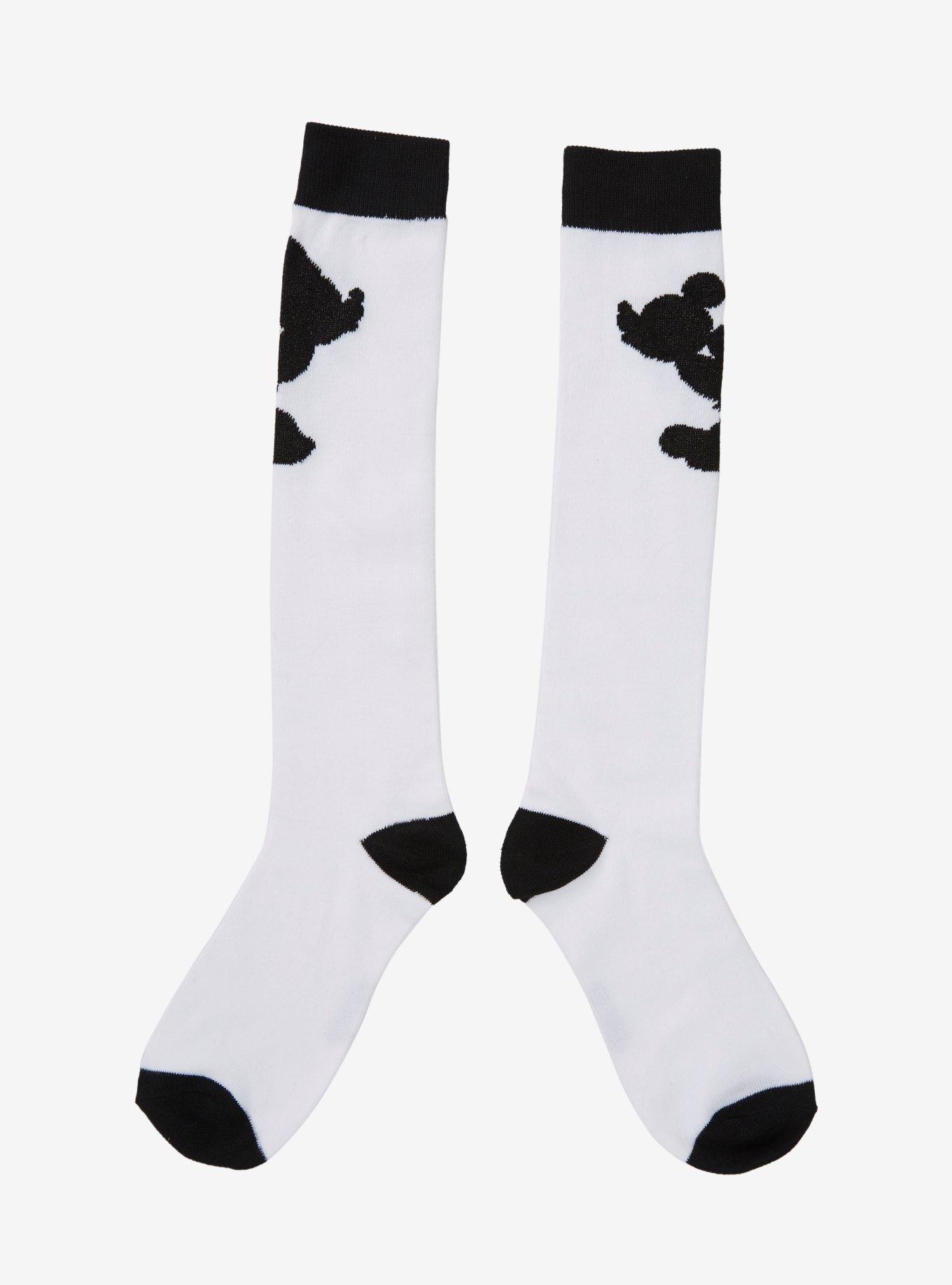 Disney Mickey Mouse Minnie Mouse Kiss Knee-High Socks, , hi-res