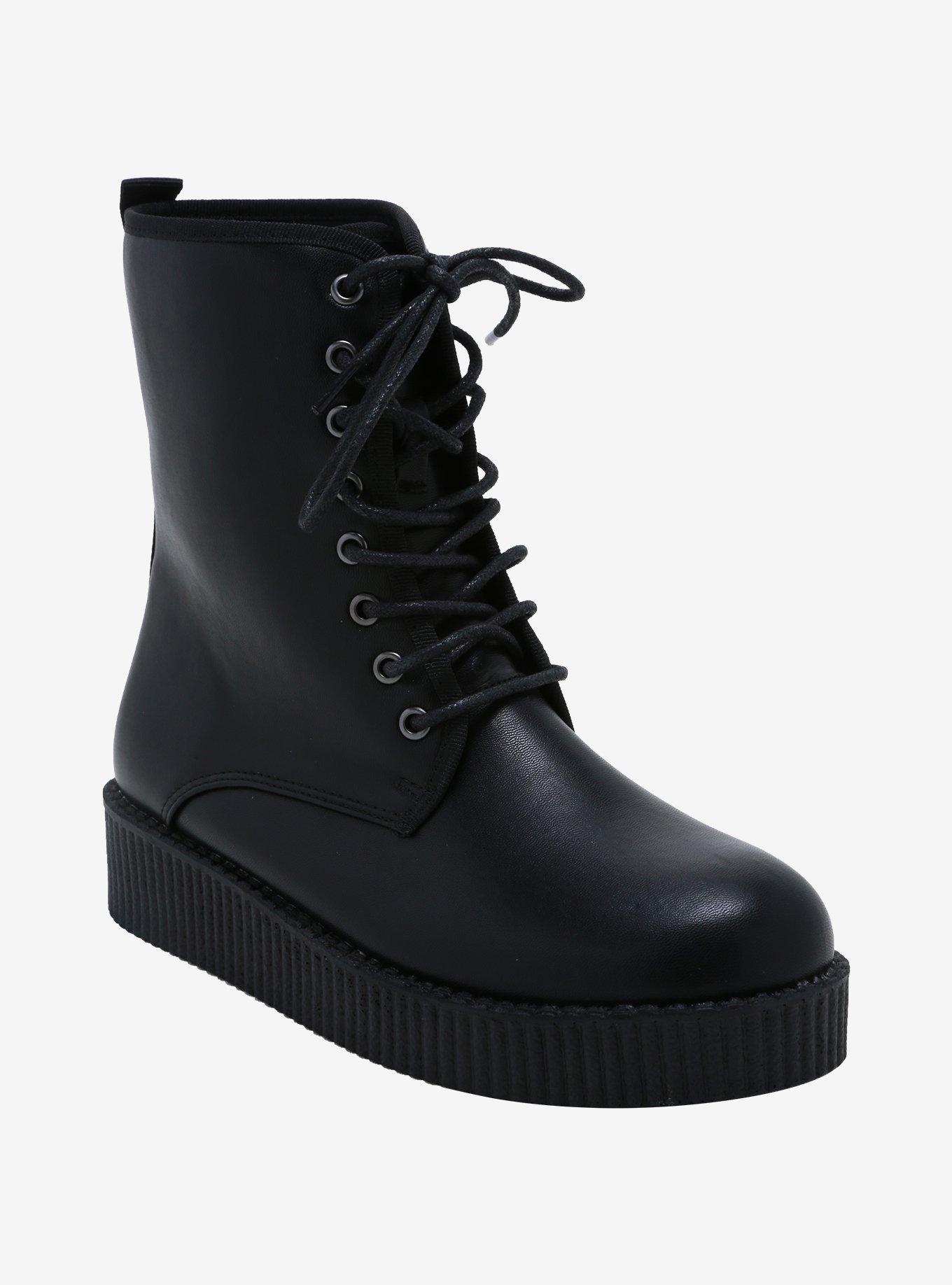 Black Creeper Combat Boots, MULTI, hi-res