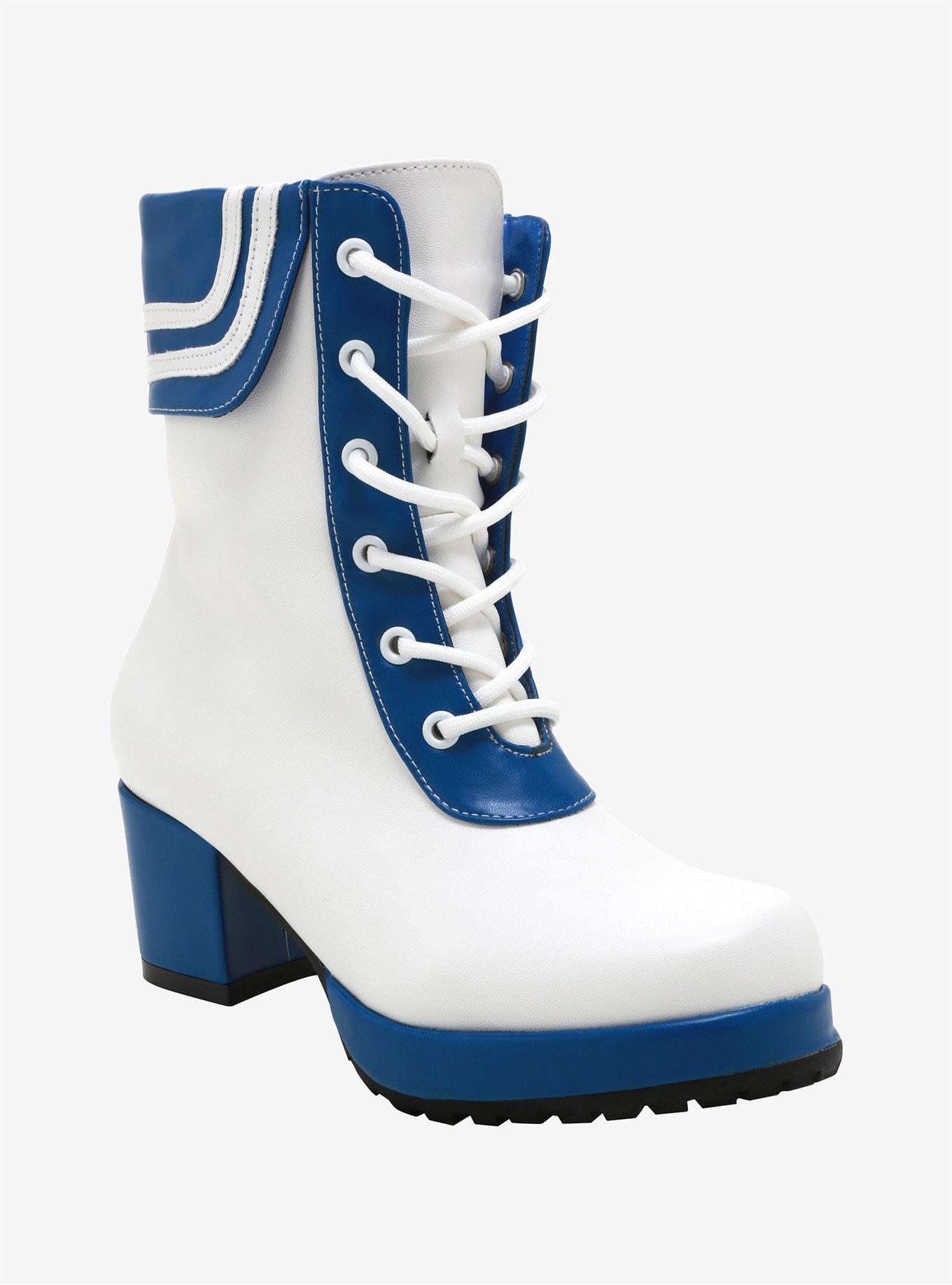 Sailor School Uniform Kawaii Heel Booties, MULTI, hi-res