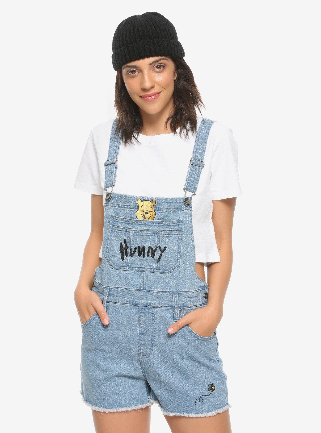 Disney Winnie The Pooh Hunny Shortalls, INDIGO, hi-res