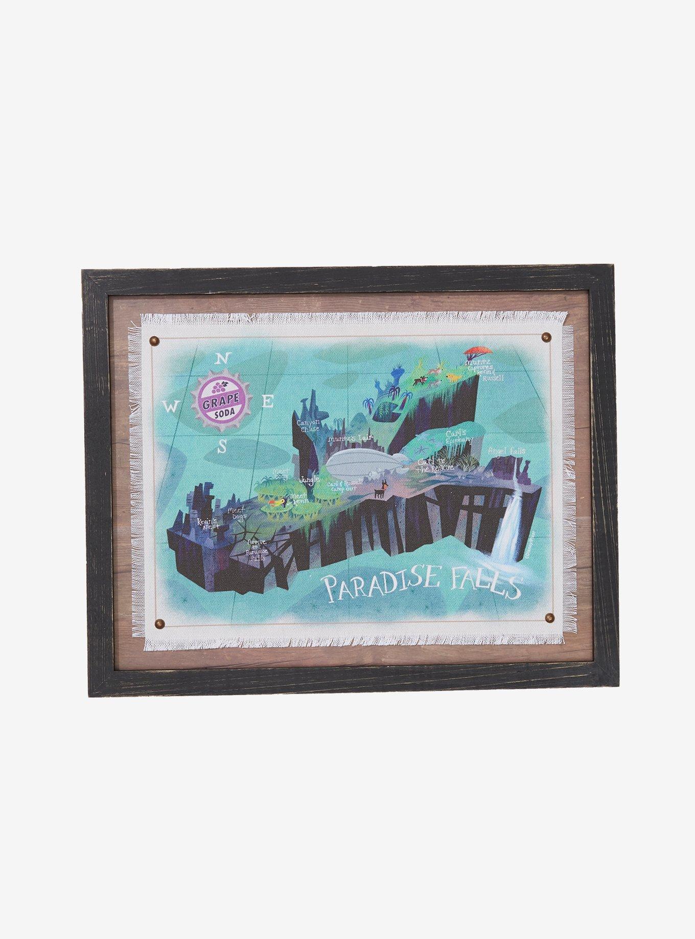 Disney Pixar Up Paradise Falls Map - BoxLunch Exclusive, , hi-res