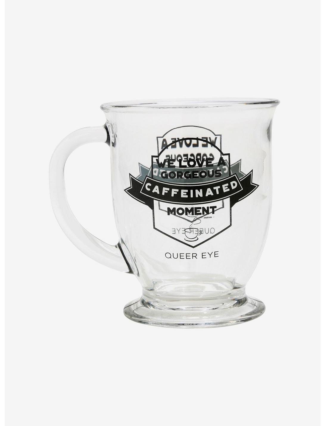 Queer Eye Gorgeous Caffeinated Moment Glass Mug - BoxLunch Exclusive, , hi-res