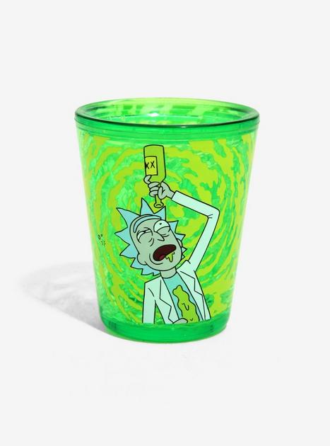 Rick and Morty Riggety Riggety Wrecked Freeze Gel Mini Glass