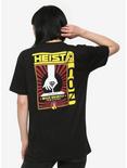 Rick and Morty Heist Con Women's T-Shirt - BoxLunch Exclusive, BLACK, hi-res