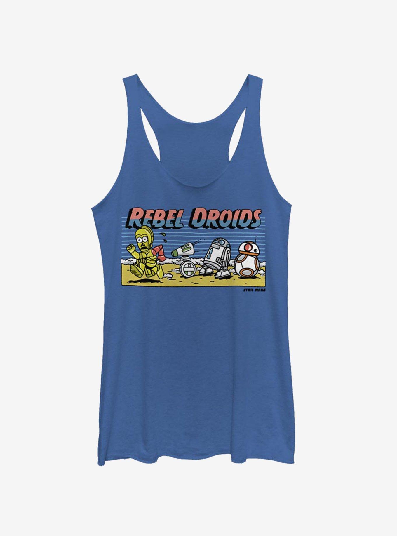 Star Wars Episode IX The Rise Of Skywalker Rebel Droids Girls Tank, ROY HTR, hi-res