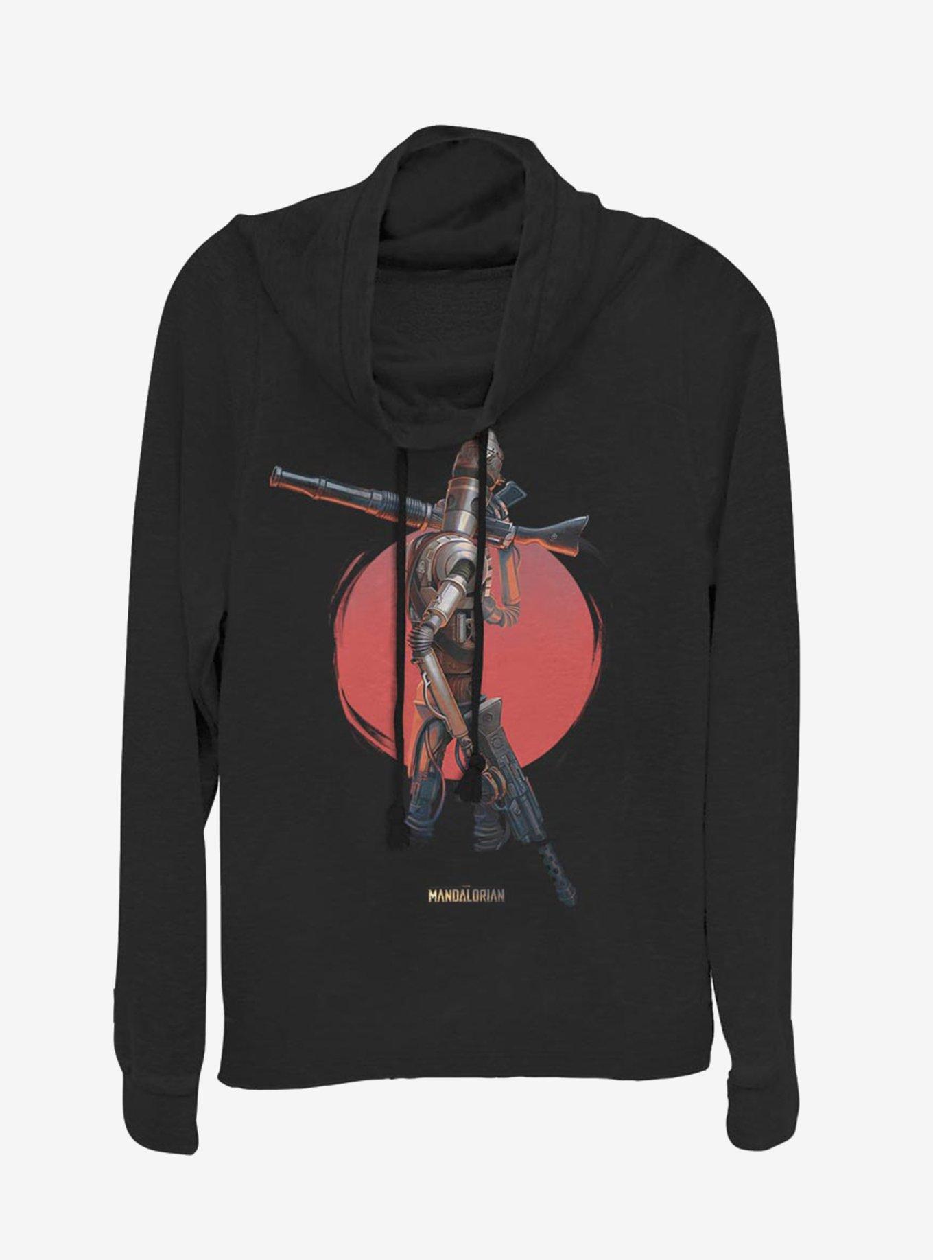 Star Wars The Mandalorian IG-11 Cowl Neck Long-Sleeve Girls Top, , hi-res