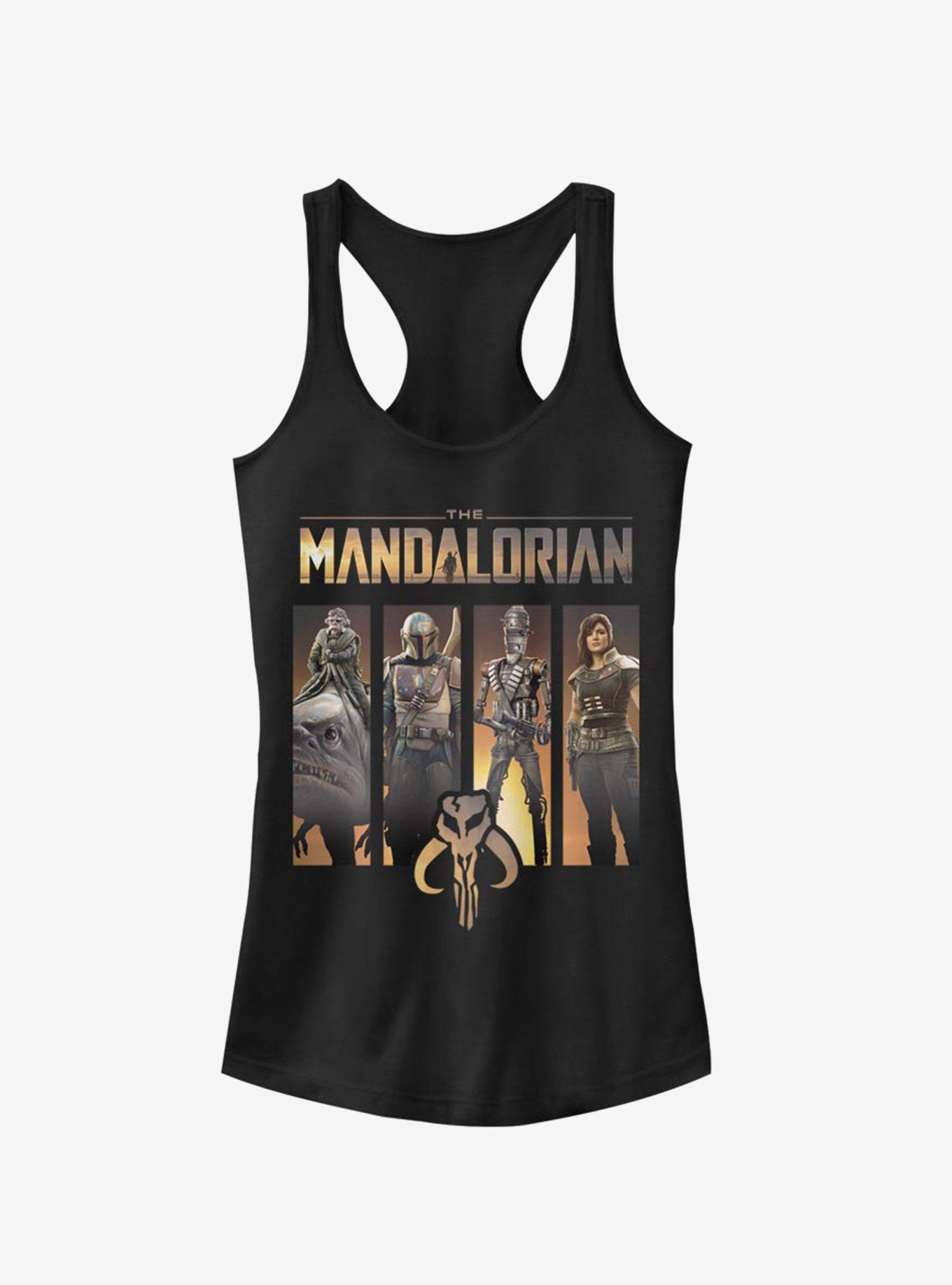 Star Wars The Mandalorian Box Up Girls Tank Top, BLACK, hi-res