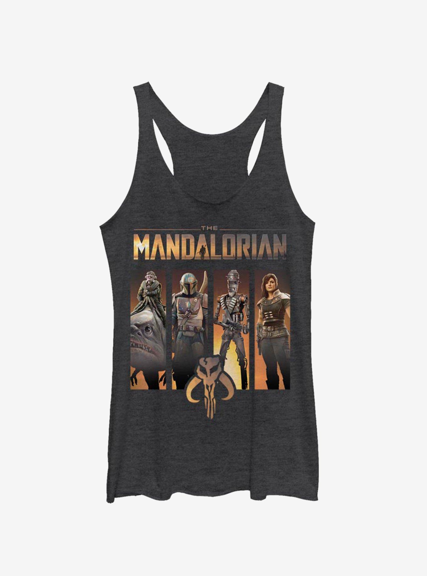 Star Wars The Mandalorian Box Up Girls Heathered Tank Top, , hi-res