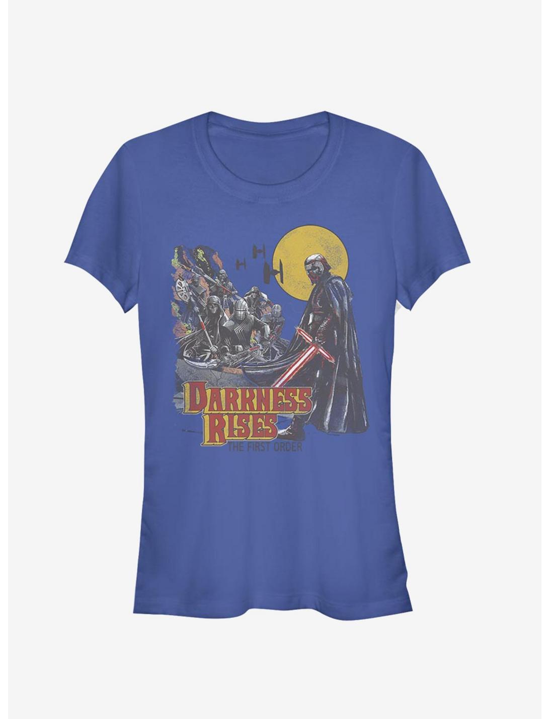Star Wars Episode IX The Rise Of Skywalker Darkness Rising Girls T-Shirt, ROYAL, hi-res