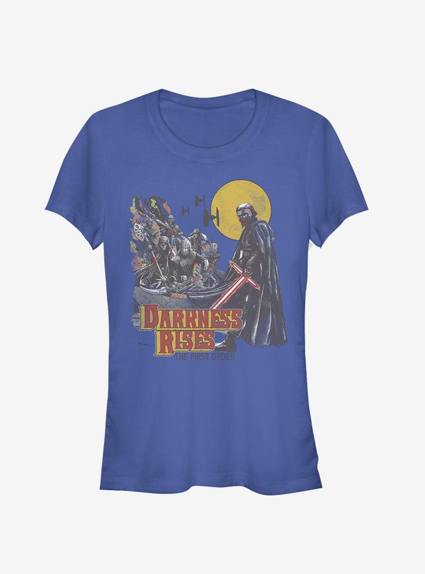 Star Wars Episode IX The Rise Of Skywalker Darkness Rising Girls T-Shirt, ROYAL, hi-res