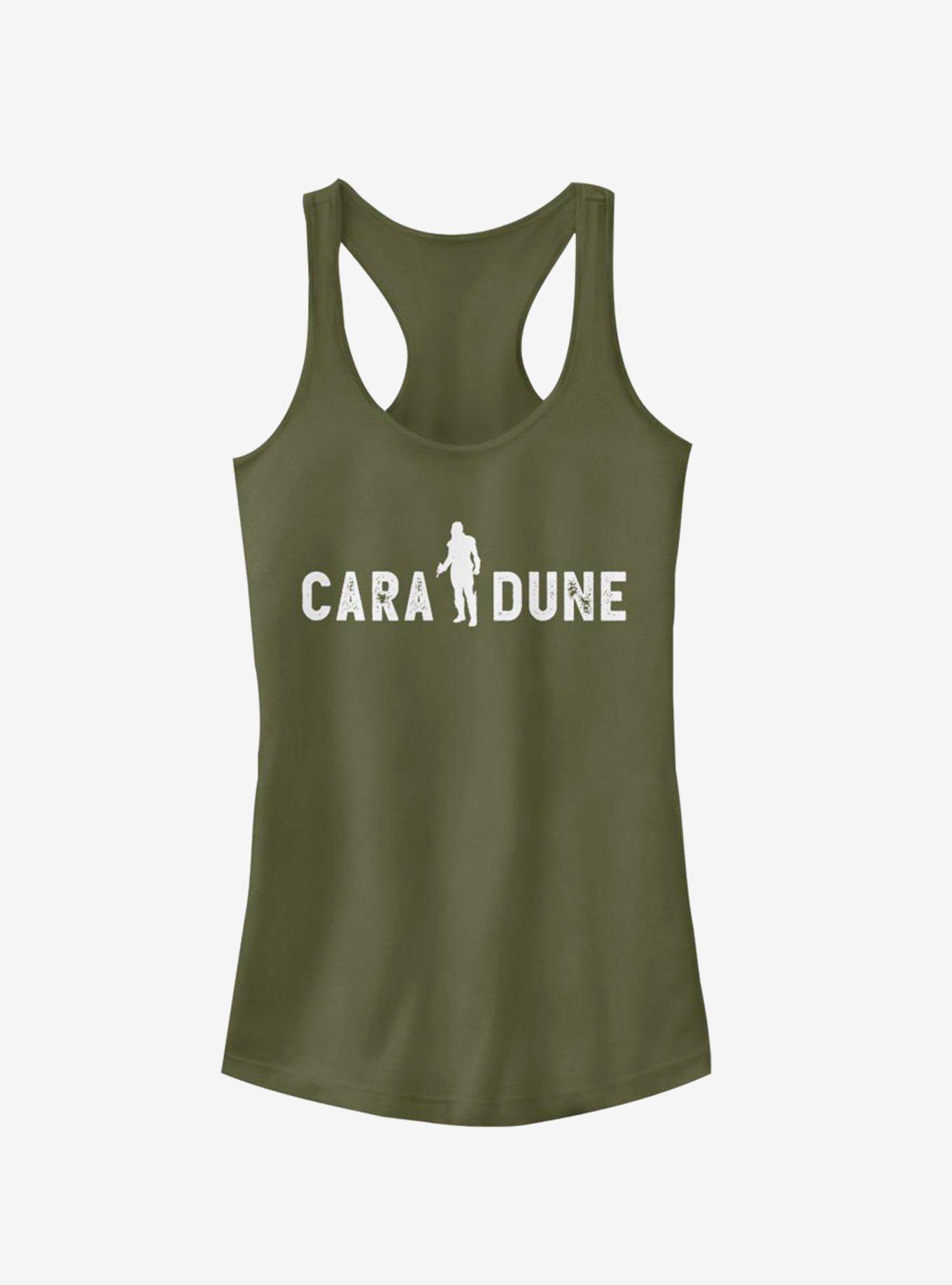 Star Wars The Mandalorian Dune Shadow Girls Tank, MIL GRN, hi-res