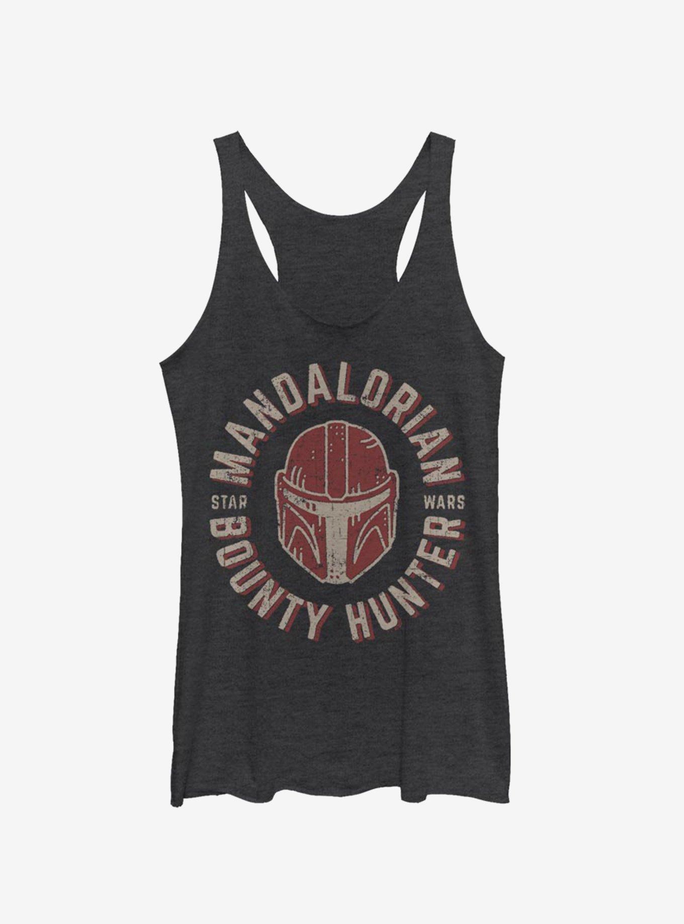 Star Wars The Mandalorian Lone Wolf Girls Tank Top