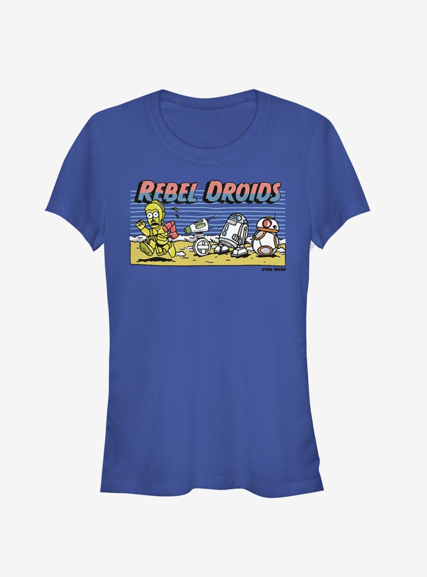 Star Wars Episode IX The Rise Of Skywalker Rebel Droids Girls T-Shirt, , hi-res