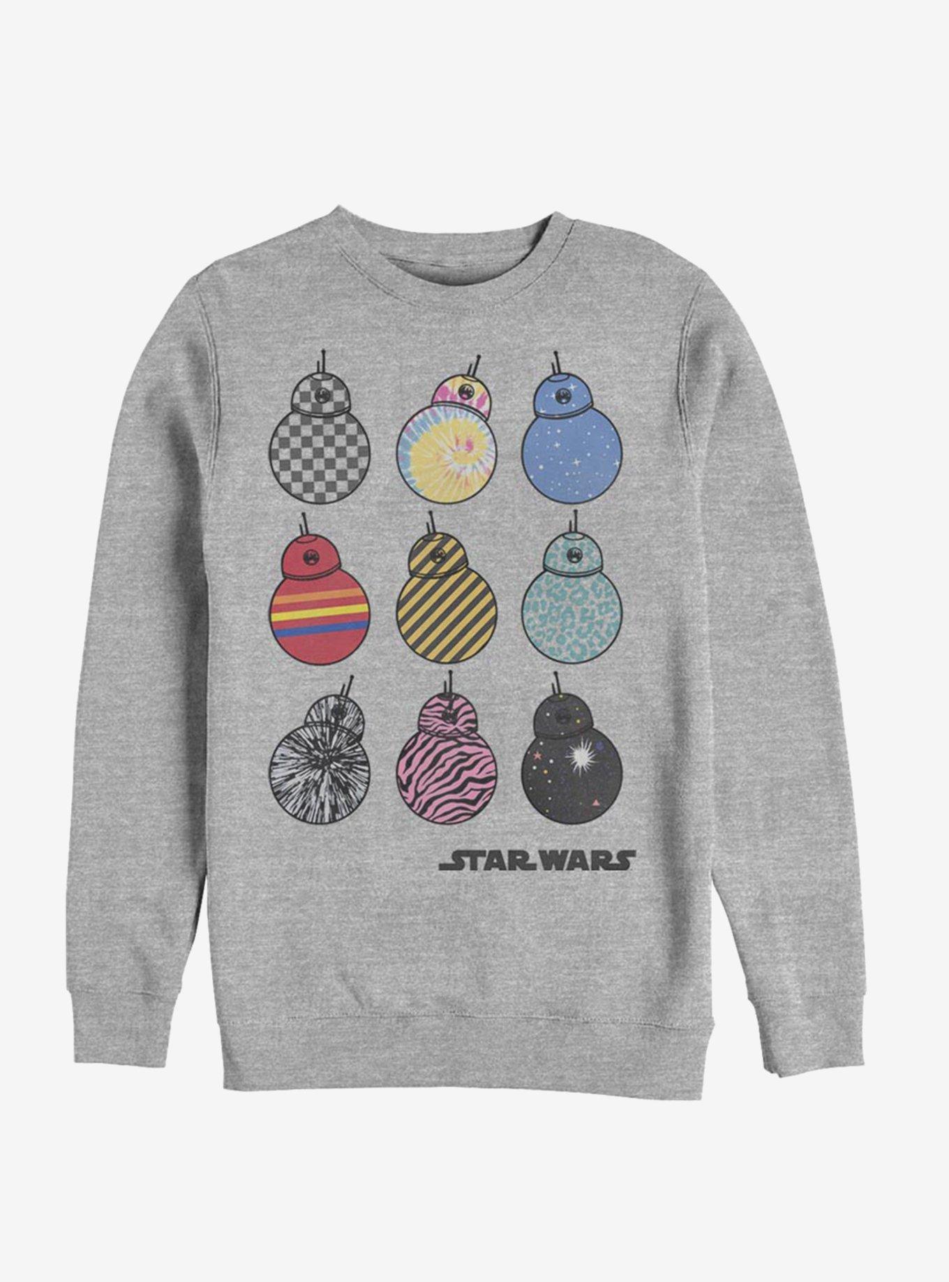 Star Wars Episode IX The Rise Of Skywalker BB-8 Sweatshirt, ATH HTR, hi-res