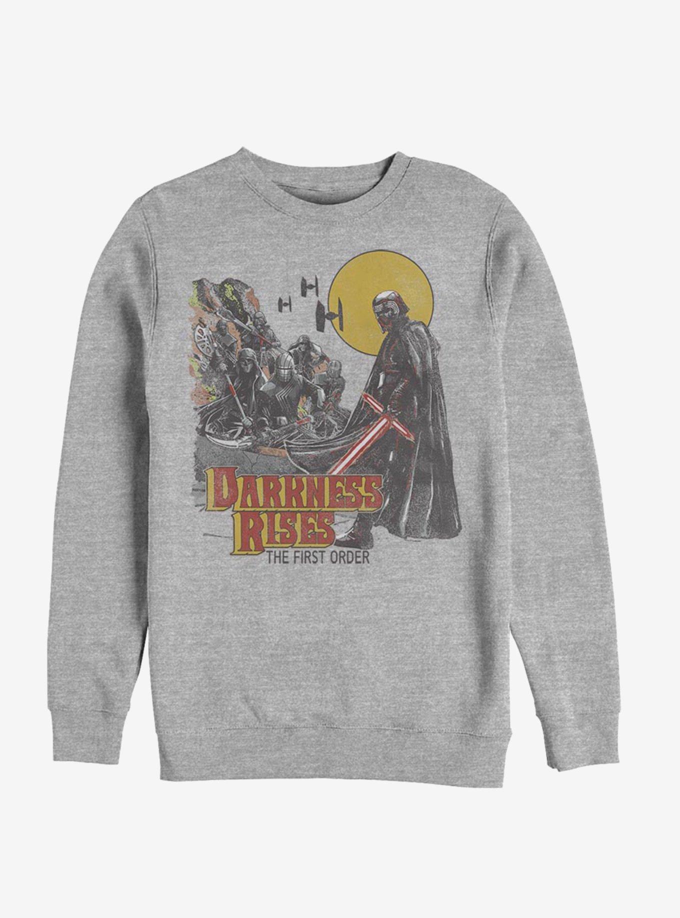 Star Wars Episode IX The Rise Of Skywalker Darkness Rising Sweatshirt, ATH HTR, hi-res