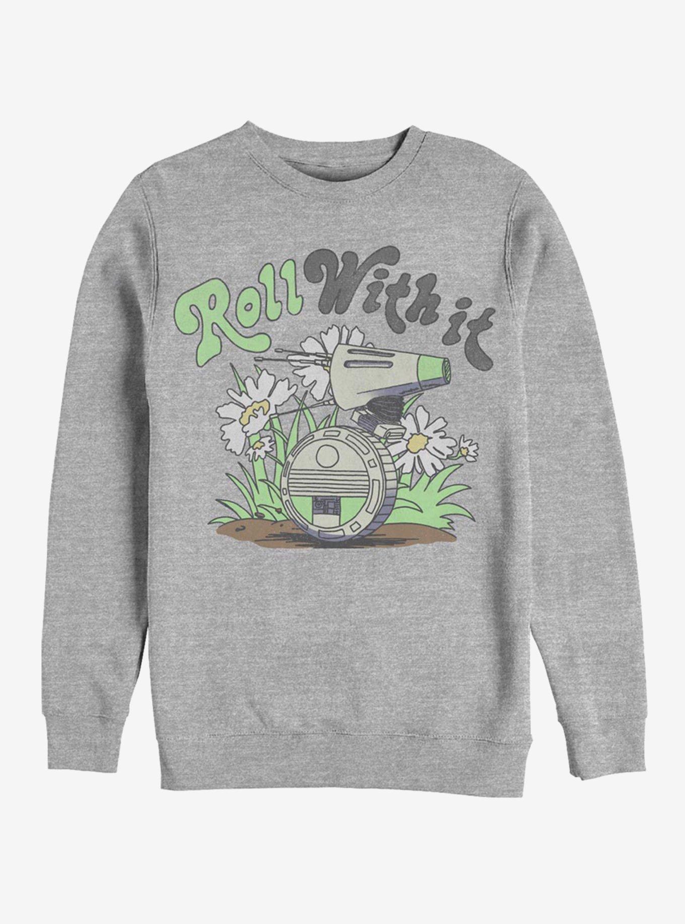 Star Wars Episode IX The Rise Of Skywalker Roll With It Sweatshirt, , hi-res