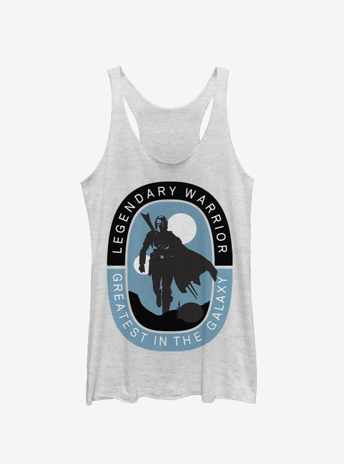 Star Wars The Mandalorian Legendary Warrior Girls Tank, WHITE HTR, hi-res