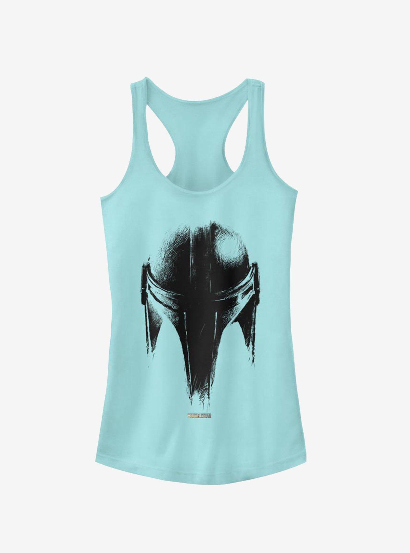 Star Wars The Mandalorian Sketch Helm Girls Tank, , hi-res
