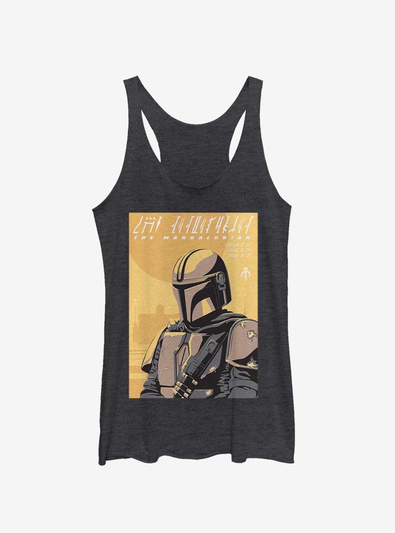 Star Wars The Mandalorian Mandalorian Poster Girls Tank, , hi-res