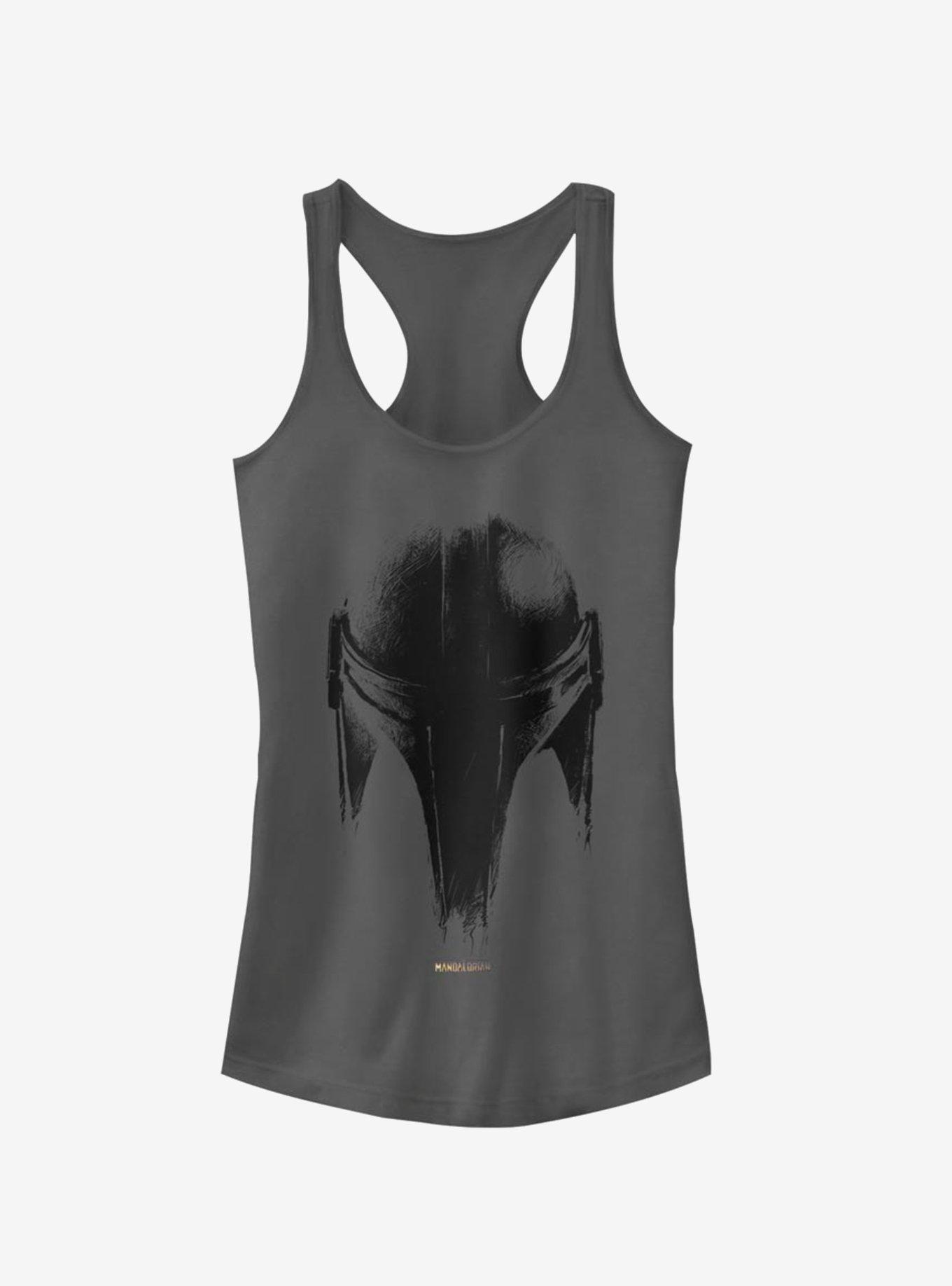 Star Wars The Mandalorian Sketch Helm Girls Tank, , hi-res