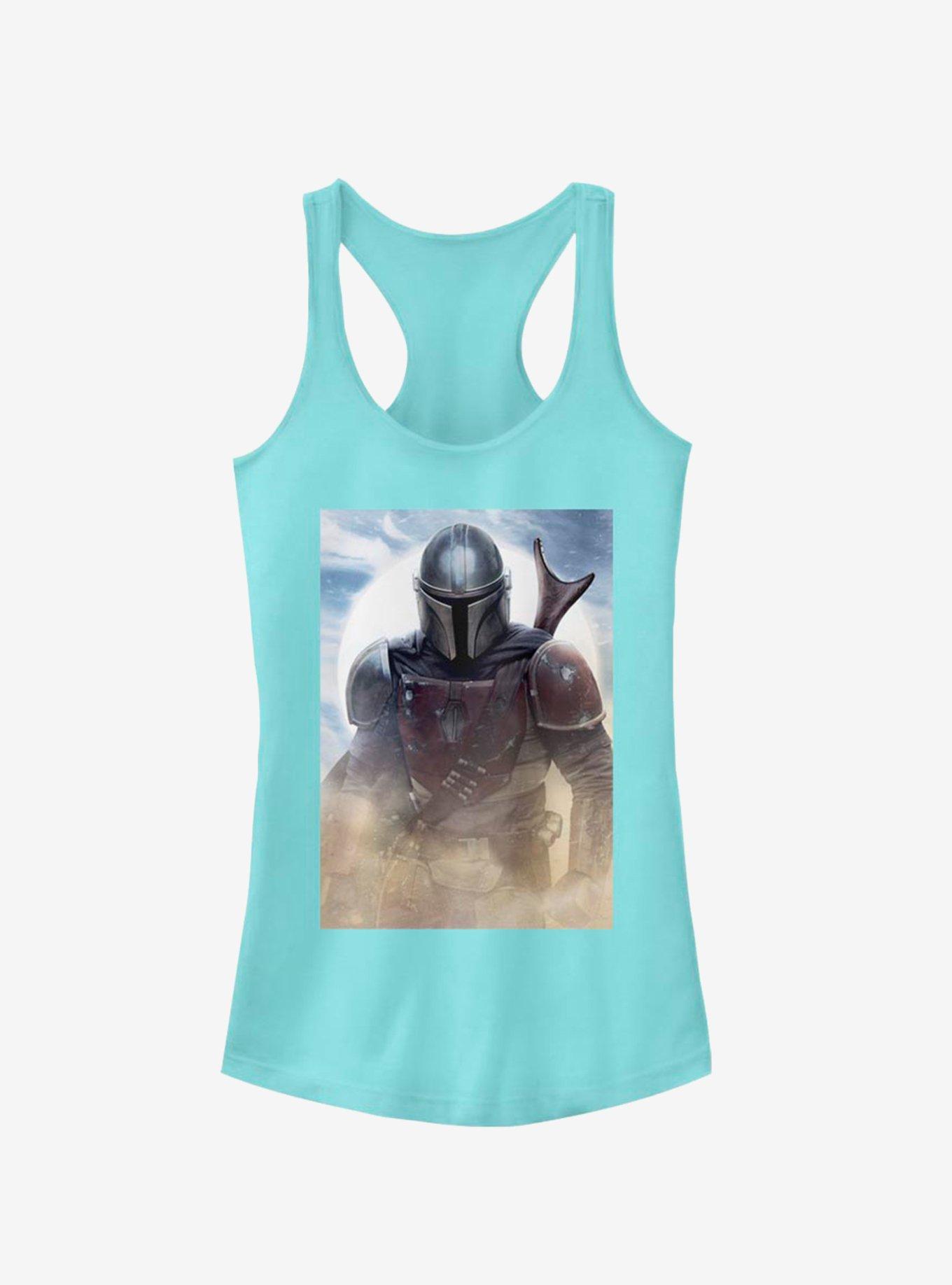 Star Wars The Mandalorian Mandalorian Warrior Poster Girls Tank, , hi-res