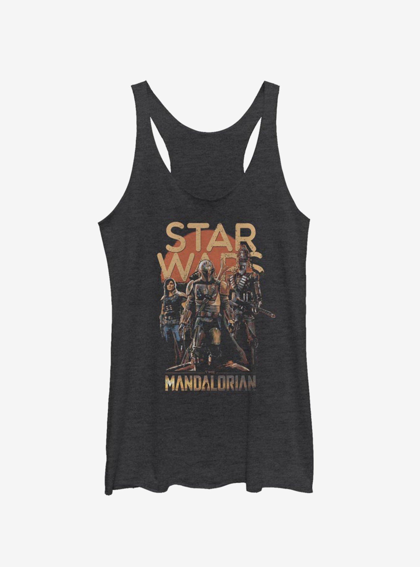 Star Wars The Mandalorian More Credits Girls Tank, BLK HTR, hi-res