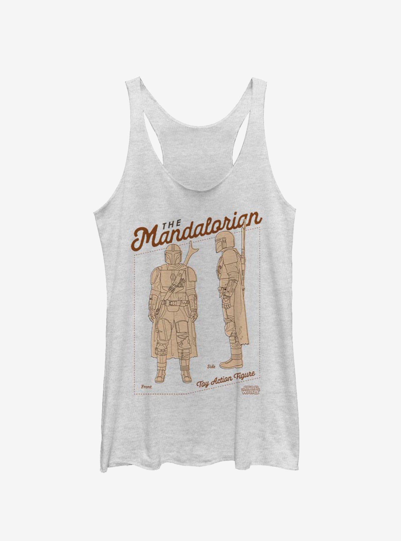 Star Wars The Mandalorian Girls Tank, WHITE HTR, hi-res