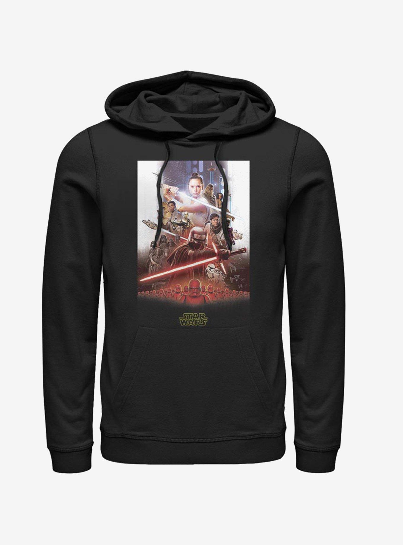 Star Wars Episode IX The Rise Of Skywalker Last Poster Hoodie, BLACK, hi-res