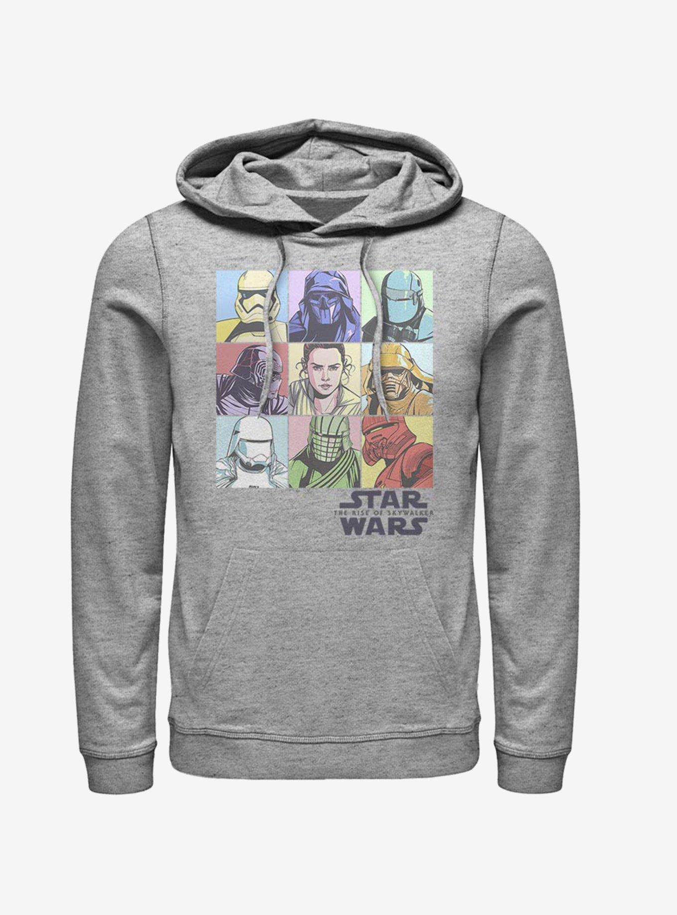 Star Wars Episode IX The Rise Of Skywalker Pastel Rey Boxes Hoodie, ATH HTR, hi-res