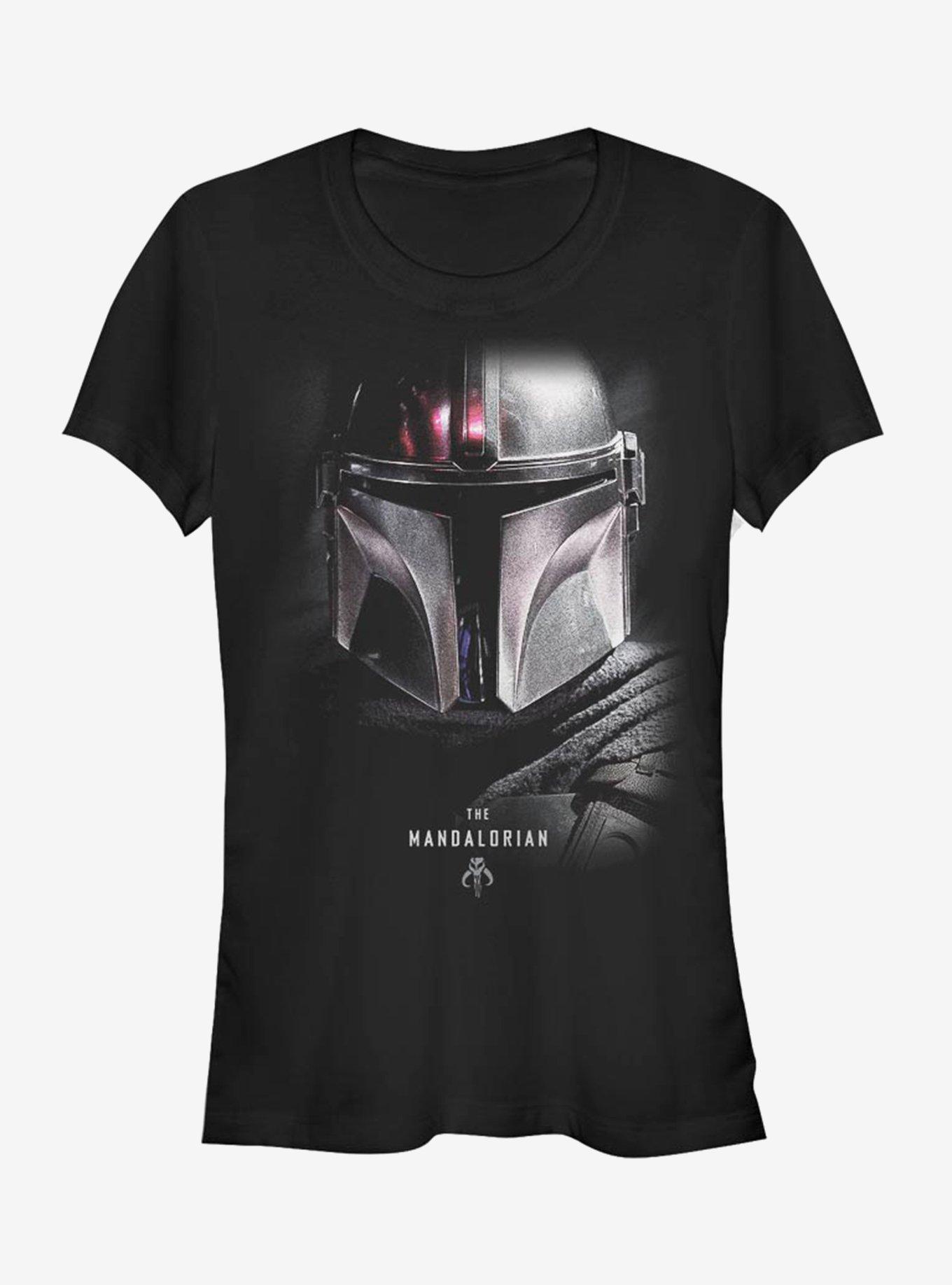 Star Wars The Mandalorian Hero Shot Girls T-Shirt, BLACK, hi-res