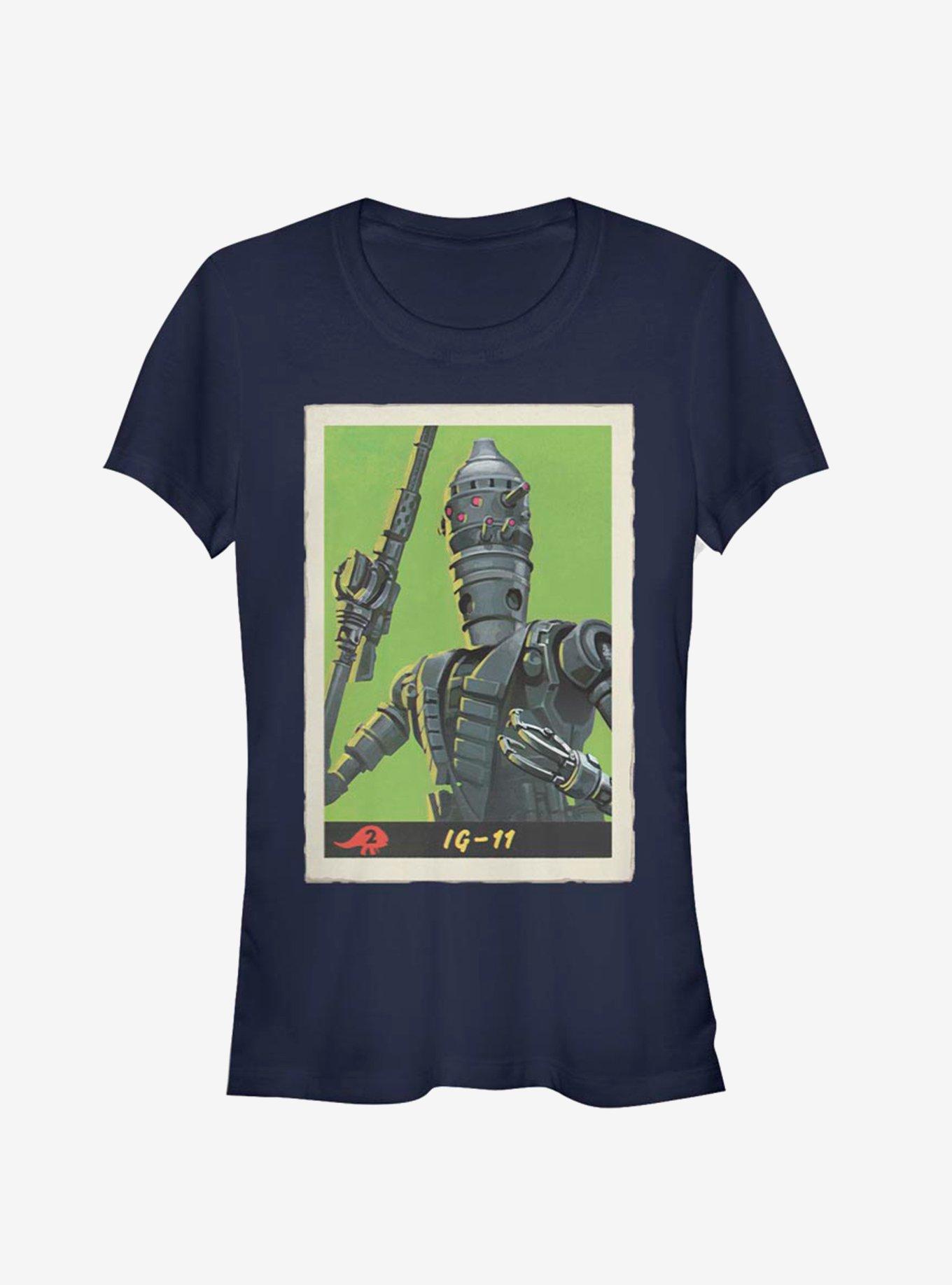 Star Wars The Mandalorian IG-11 Poster Girls T-Shirt