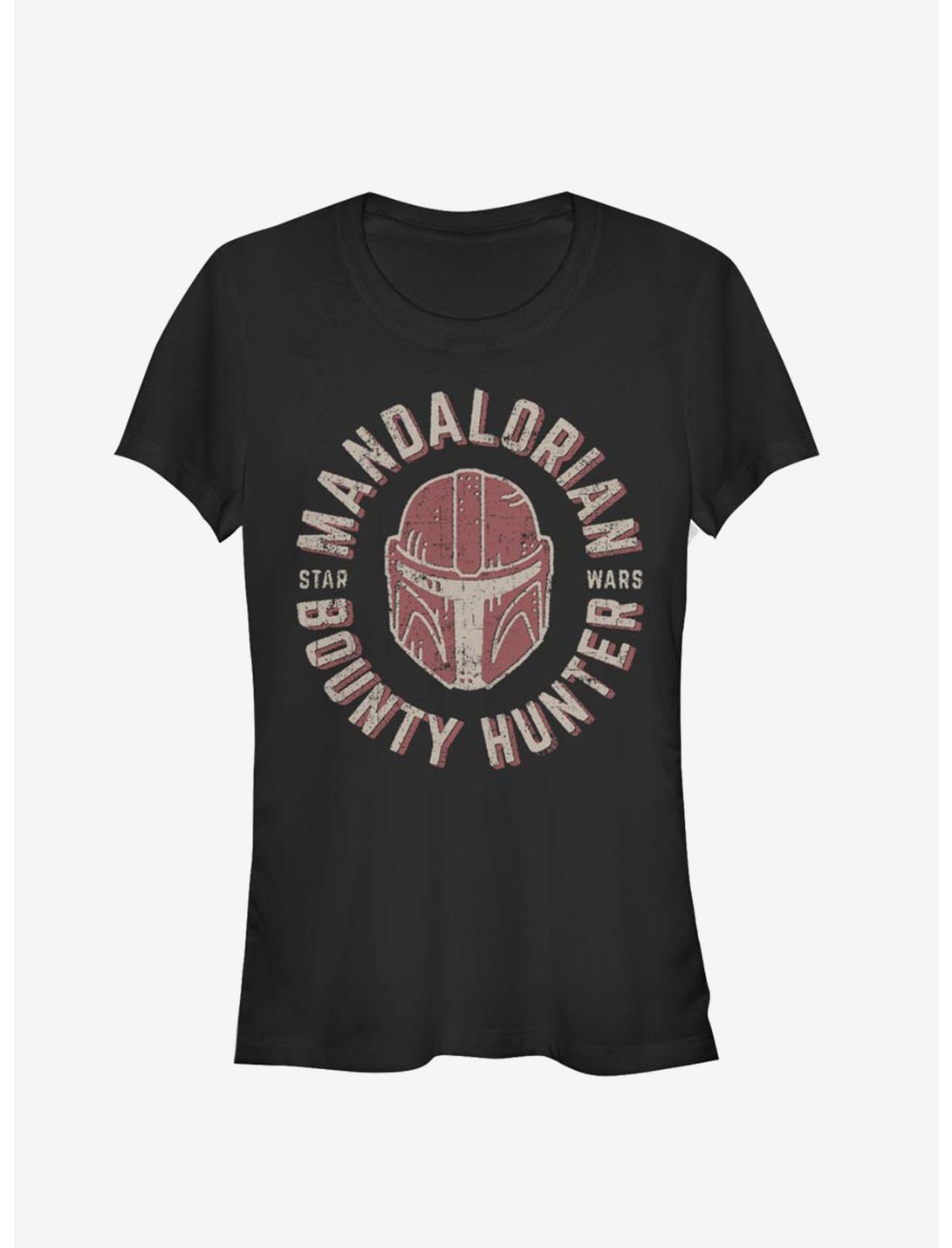 Star Wars The Mandalorian Lone Wolf Girls T-Shirt, BLACK, hi-res