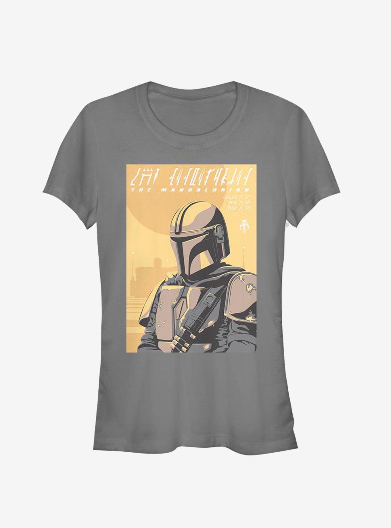 Star Wars The Mandalorian Mandalorian Poster Girls T-Shirt, , hi-res