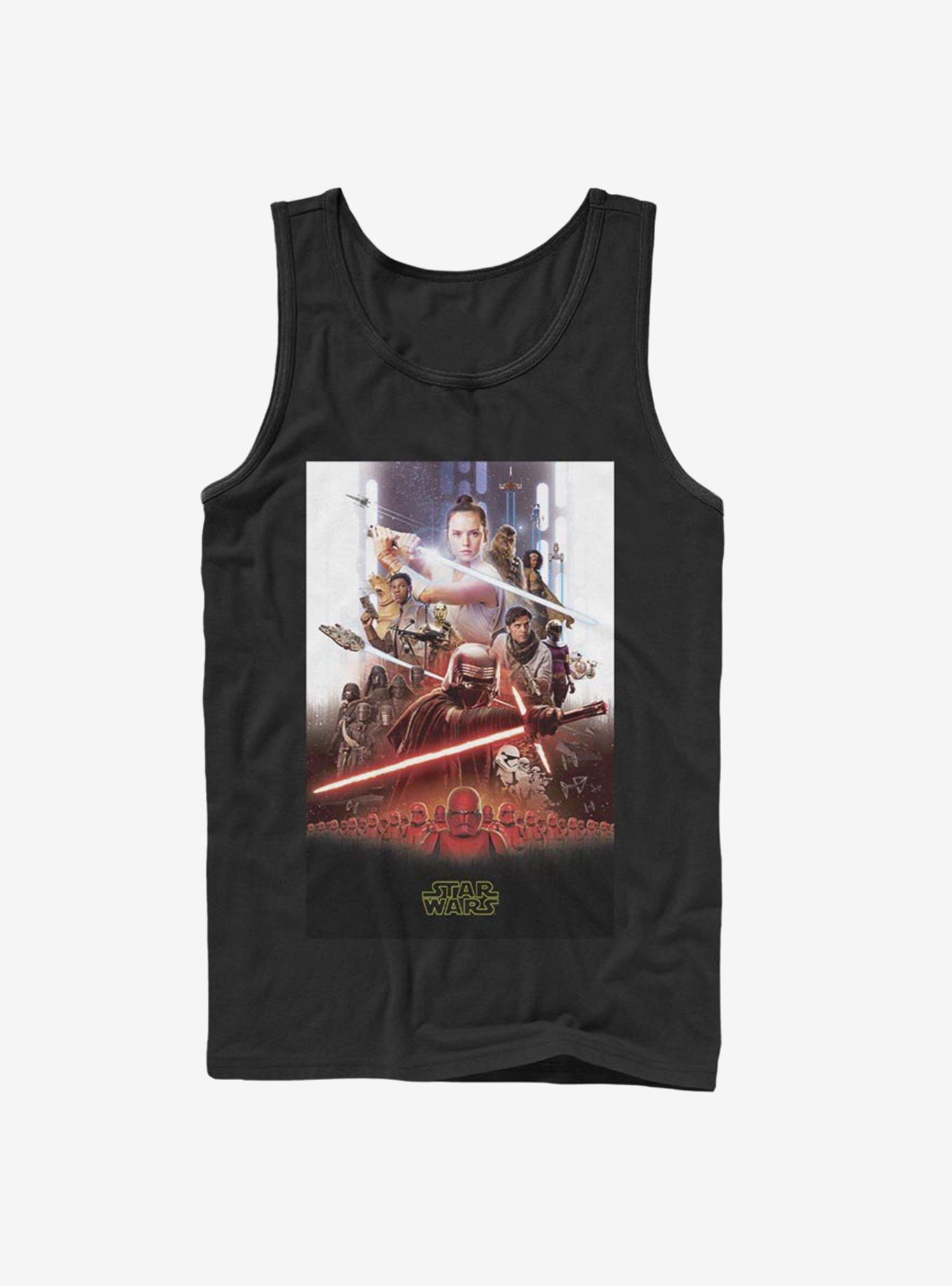 Star Wars Episode IX The Rise Of Skywalker Last Poster Tank, BLACK, hi-res