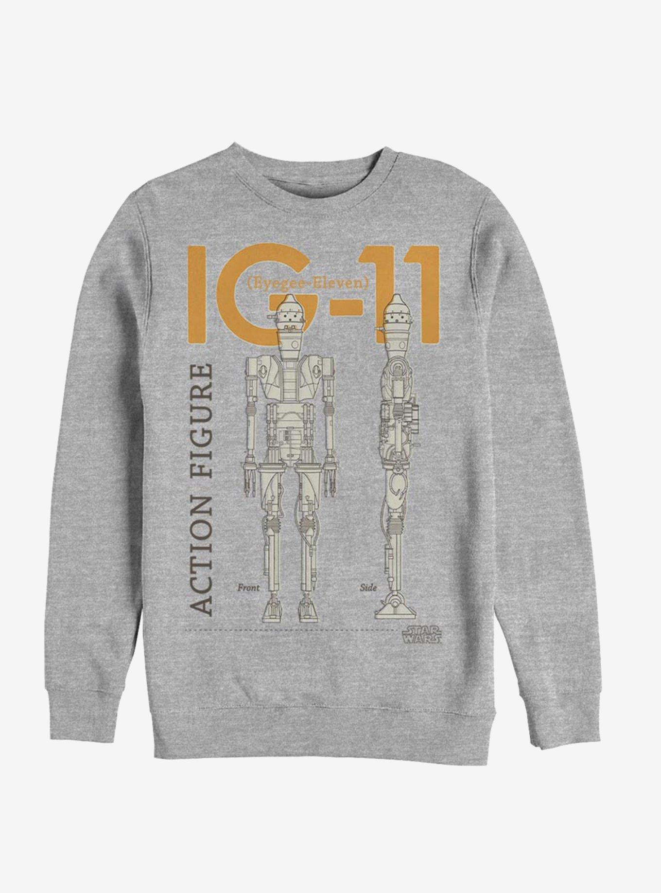 Star Wars The Mandalorian IG-11 Schematics Sweatshirt, , hi-res