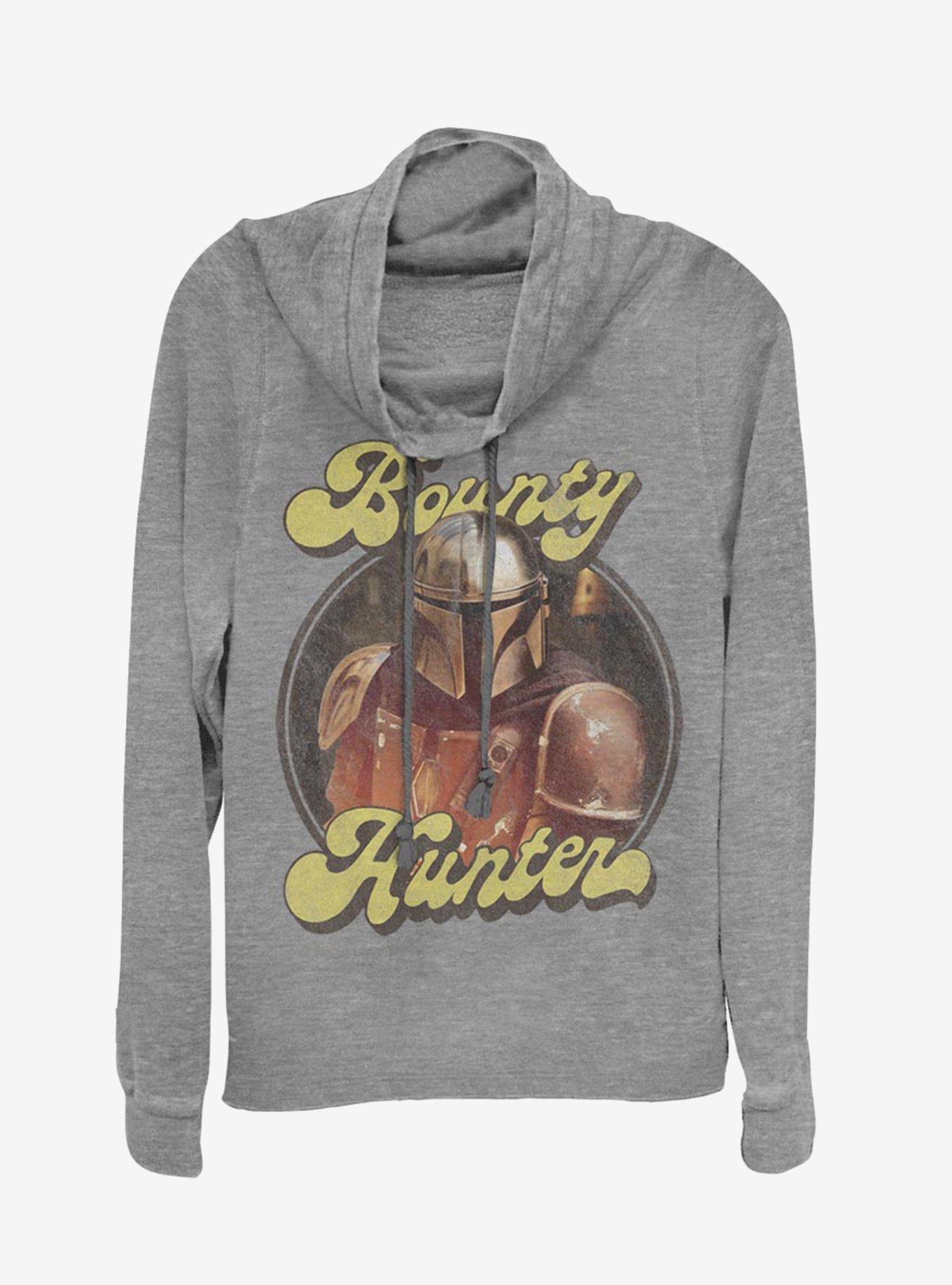 Star Wars The Mandalorian Bounty Retro Cowl Neck Long-Sleeve Girls Top, , hi-res