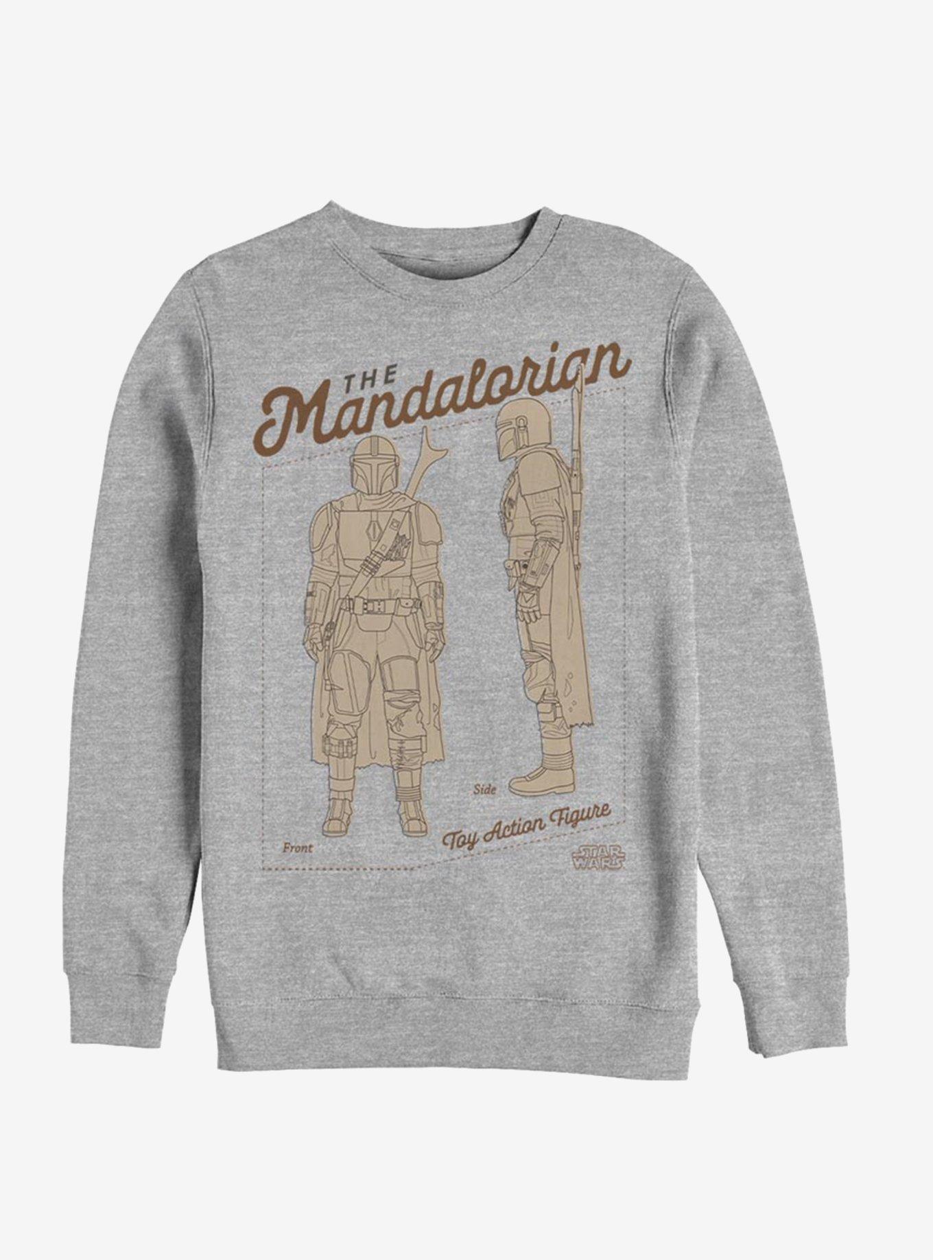 Star Wars The Mandalorian Sweatshirt, ATH HTR, hi-res