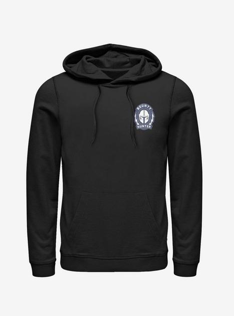 Star Wars The Mandalorian Bounty Hunter Logo Hoodie - BLACK | Hot Topic