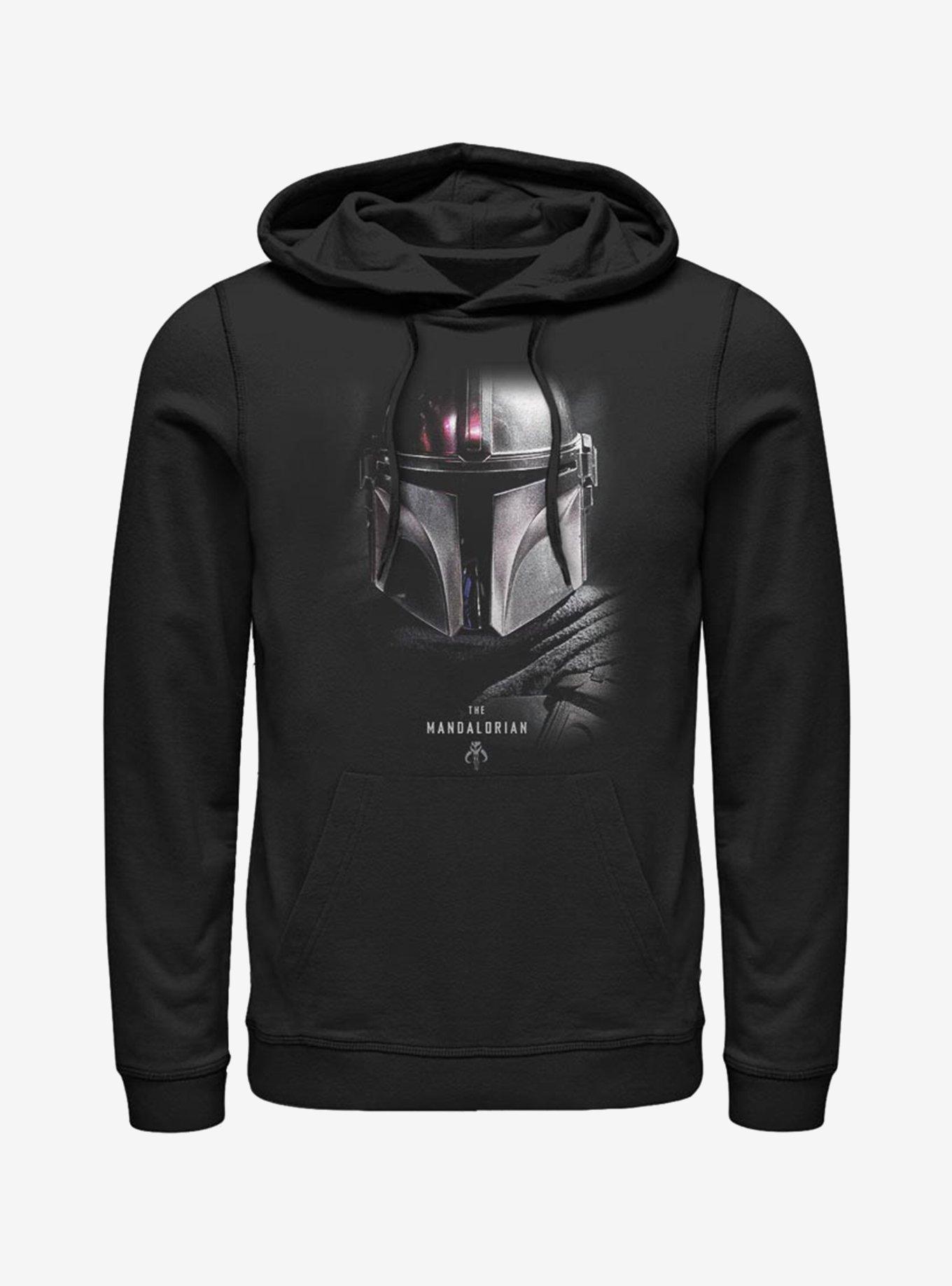 Star Wars The Mandalorian Hero Shot Hoodie, BLACK, hi-res