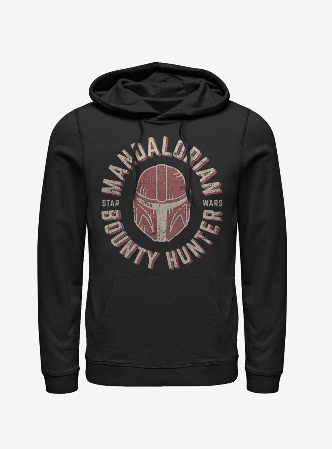 Star Wars The Mandalorian Lone Wolf Hoodie, BLACK, hi-res