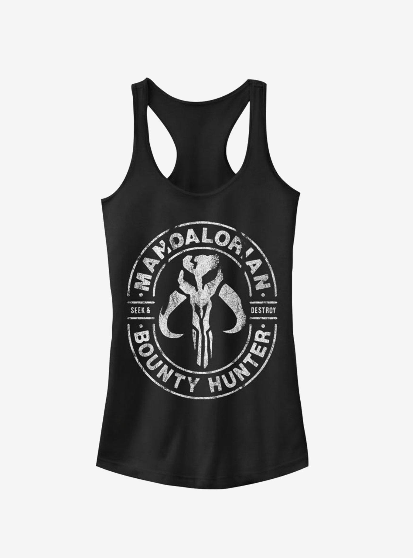 Star Wars The Mandalorian Gun For Hire Girls Tank Top, BLACK, hi-res