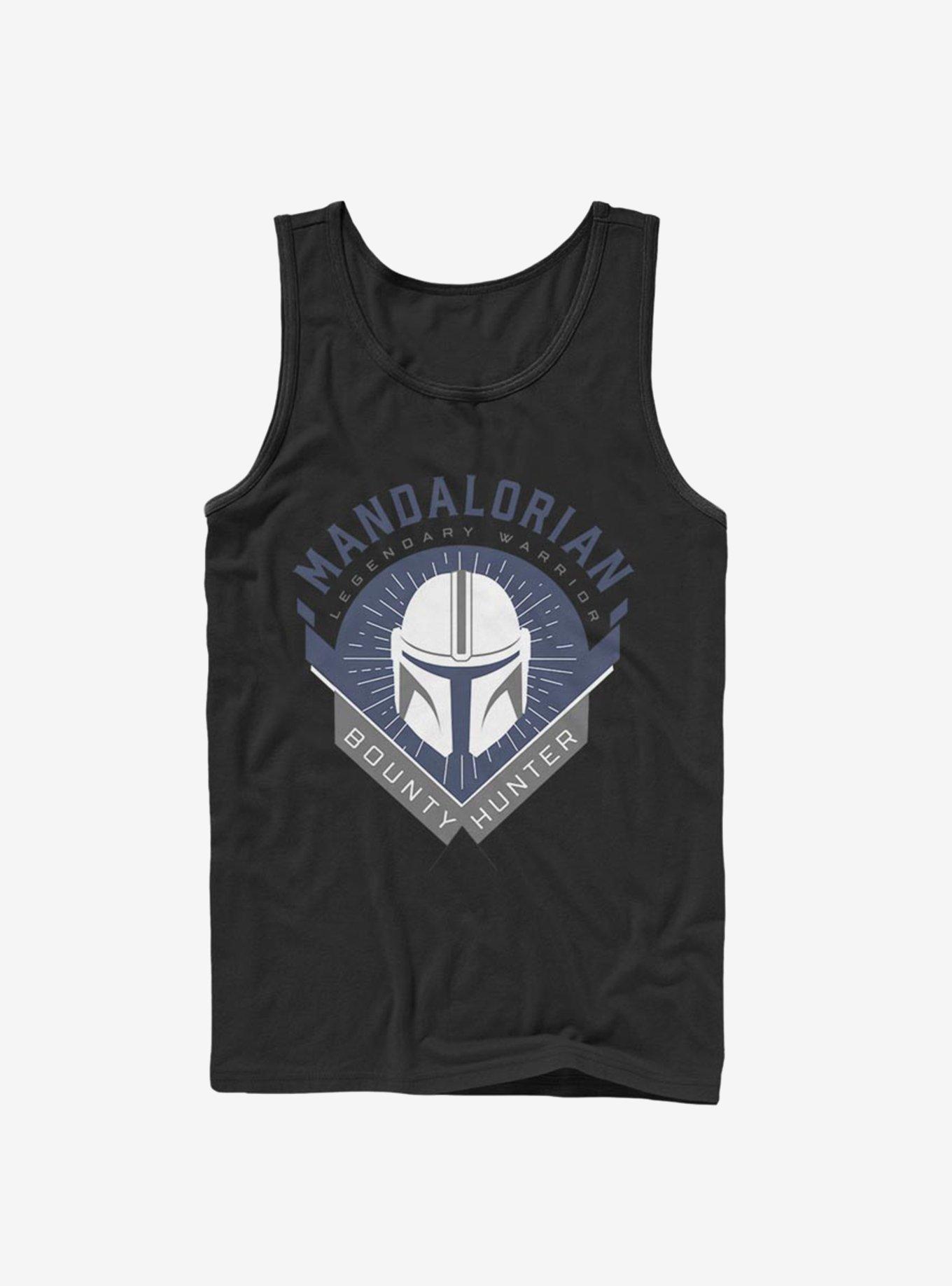 Star Wars The Mandalorian Mandalorian Crest Tank, BLACK, hi-res