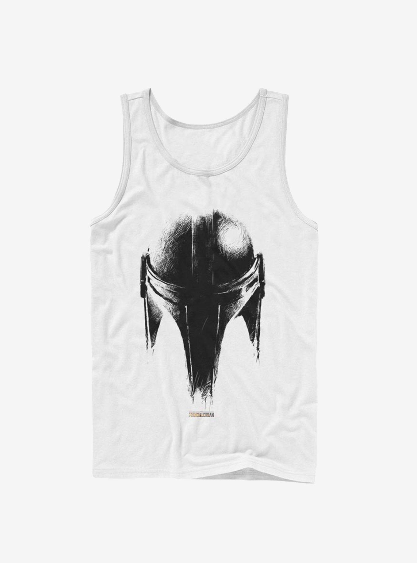 Star Wars The Mandalorian Sketch Helm Tank, WHITE, hi-res