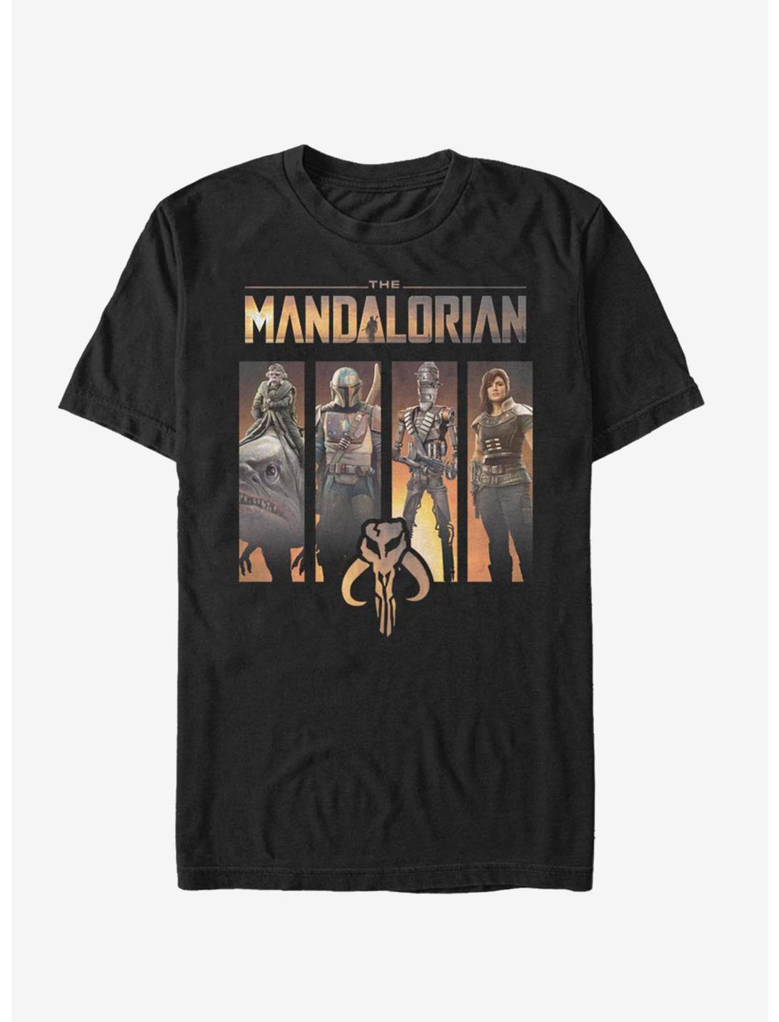 Star Wars The Mandalorian Boba Box Up T-Shirt, BLACK, hi-res