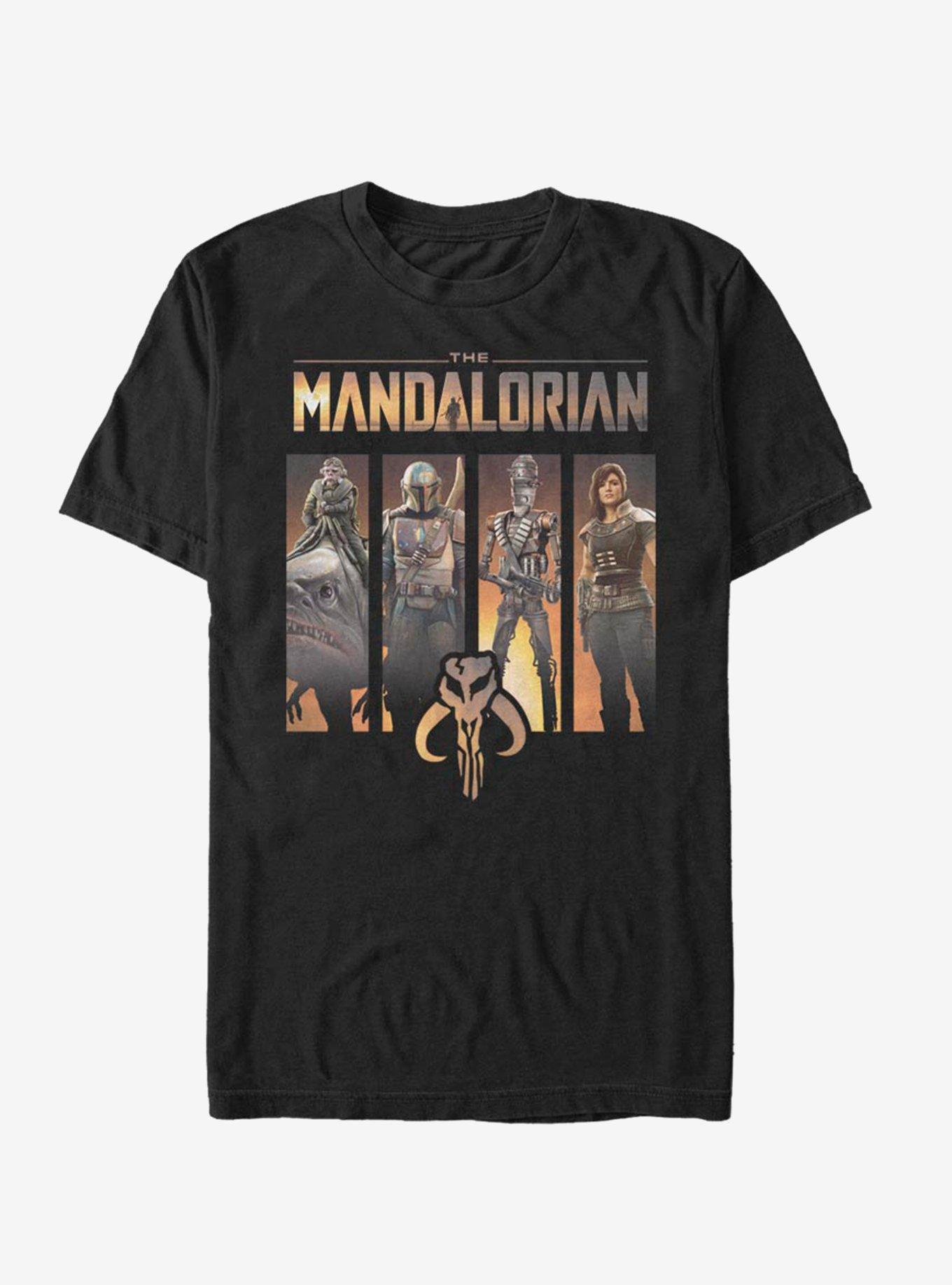 Star Wars The Mandalorian Boba Box Up T-Shirt, BLACK, hi-res