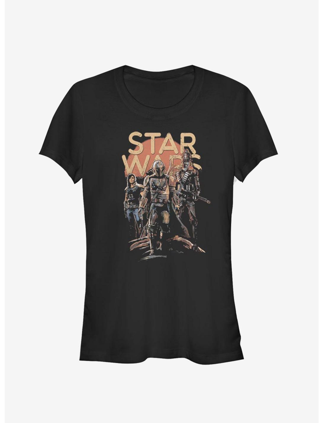 Star Wars The Mandalorian A Few Credits More Girls T-Shirt, BLACK, hi-res