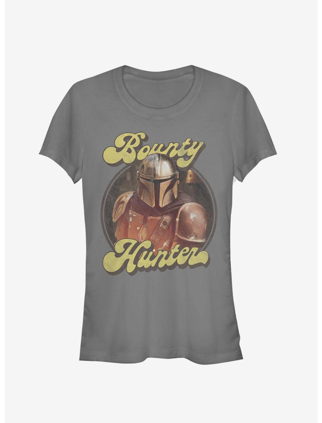 Star Wars The Mandalorian Bounty Retro Girls T-Shirt, CHARCOAL, hi-res