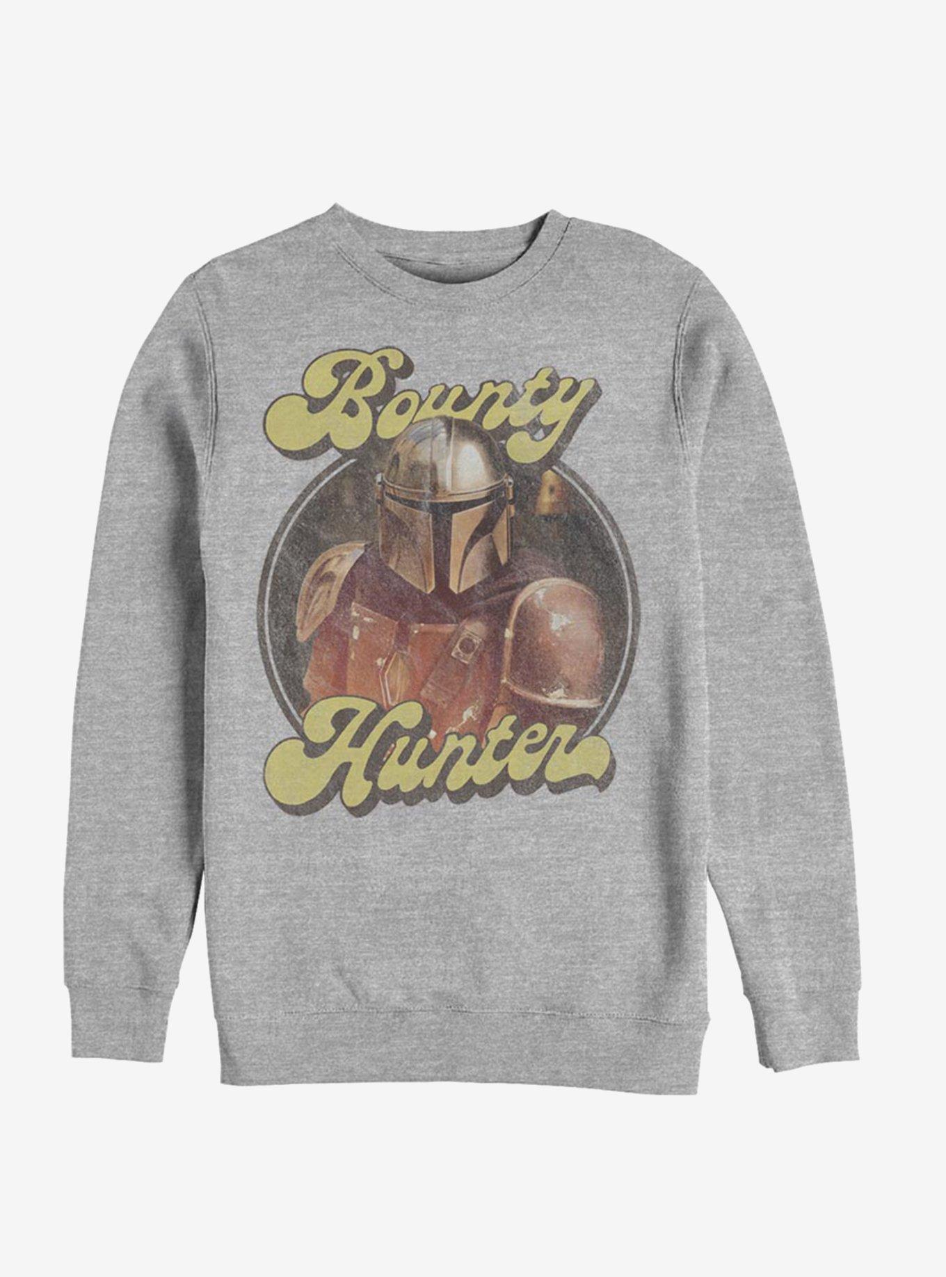 Star Wars The Mandalorian Bounty Retro Sweatshirt, ATH HTR, hi-res