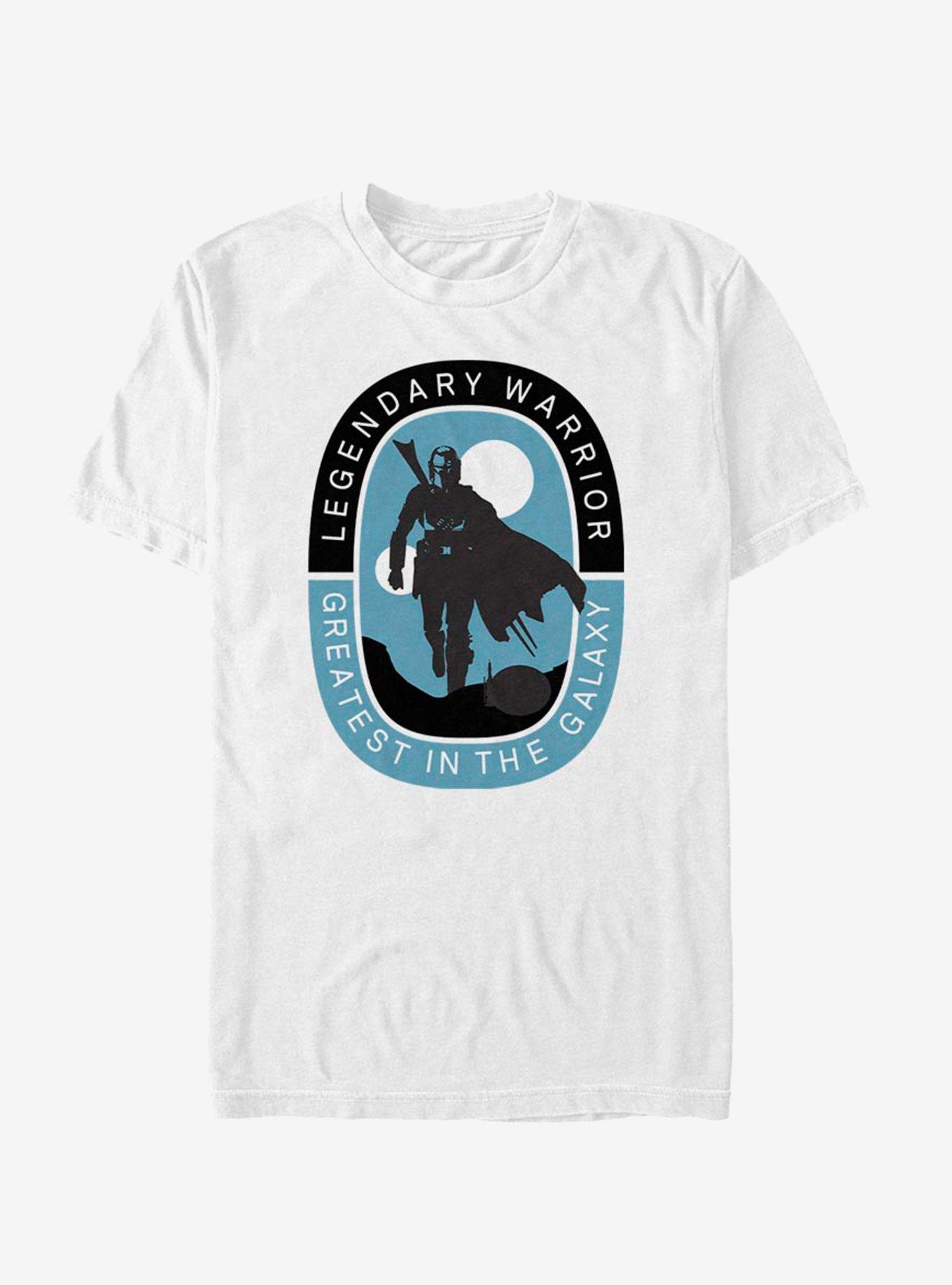 Star Wars The Mandalorian Legendary Warrior T-Shirt, WHITE, hi-res