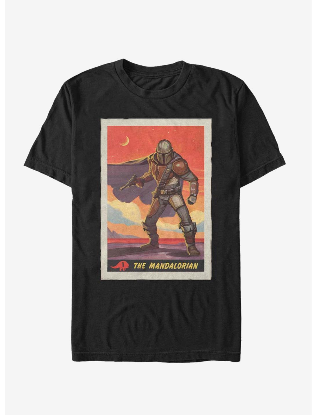 Star Wars The Mandalorian Mandalorian Poster T-Shirt, BLACK, hi-res